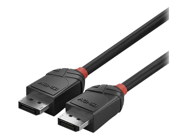 Lindy - DisplayPort-kabel - DisplayPort (hann) til DisplayPort (hann) - DisplayPort 1.2 - 1.5 m - 4K-støtte - svart