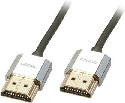 Lindy 41670, 0,5 m, HDMI Type A (Standard), HDMI Type A (Standard), 3D, Sort