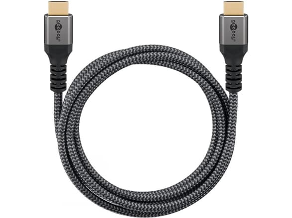 Goobay 64993 HDMI-Kabel 1 m HDMI Typ A (Standard) Grau (64993)