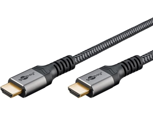 Goobay 64993 HDMI-Kabel 1 m HDMI Typ A (Standard) Grau (64993)