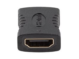Lanberg - HDMI-kobler - HDMI hunn til HDMI hunn - svart - 4K(3840 x 2160) støtte
