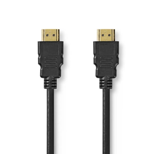 Nedis Ultra High Speed HDMI ™ Cable | HDMI ™ -kontakt | HDMI ™ -kontakt | 8K@60Hz | 48 Gbps | 5.00 m | Rund | 8.3 mm | Sort | Label
