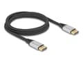 Miniatyrbild 3 av 5: Delock - DisplayPort-kabel - DisplayPort (hane) till DisplayPort (hane) - DisplayPort 2.1 - 2 m - guldpläterade kontakter, stöd för 16K 60 Hz (15.360