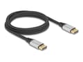 Miniatyrbild 1 av 5: Delock - DisplayPort-kabel - DisplayPort (hane) till DisplayPort (hane) - DisplayPort 2.1 - 2 m - guldpläterade kontakter, stöd för 16K 60 Hz (15.360
