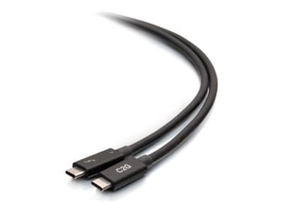 C2G 6ft Thunderbolt 4 USB C Active Cable - USB C to USB C - 40Gbps - M/M - Thunderbolt-kabel - 24 pin USB-C (hane) till 24 pin USB-C (hane) - USB 3.2