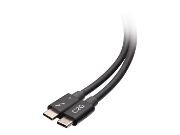 C2G 6ft Thunderbolt 4 USB C Active Cable - USB C to USB C - 40Gbps - M/M - Thunderbolt-kabel - 24 pin USB-C (hane) till 24 pin USB-C (hane) - USB 3.2