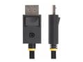 Miniatyrbild 4 av 5: StarTech.com 1m DisplayPort 2.1 Cable, VESA-Certified, DP40 DP 2.1 Cable - DisplayPort-kabel - DisplayPort (hane) spärrad till DisplayPort (hane) spä
