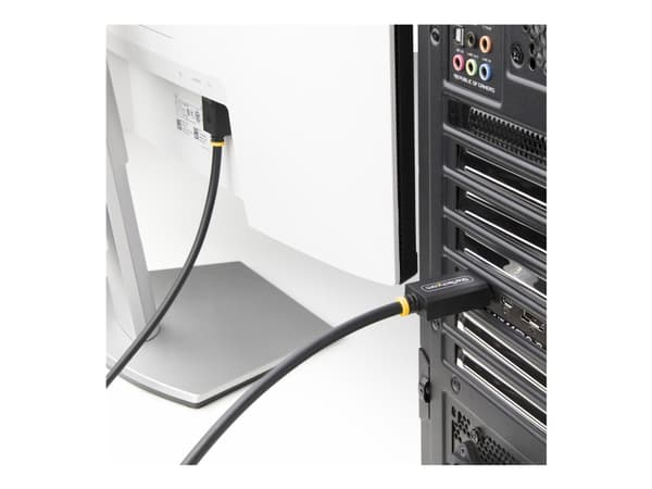 StarTech.com 1m DisplayPort 2.1 Cable, VESA-Certified, DP80 DP 2.1 Cable - DisplayPort-kabel - DisplayPort (hann) låst til DisplayPort (hann) låst -