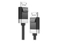 Pikkukuva 2 / 2: ALOGIC FUDP1-SGR, 1 m, DisplayPort, DisplayPort, Hanstik, Hanstik, Hanstik, 7680 x 4320 pikseliä