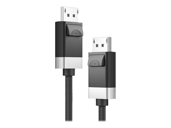 ALOGIC FUDP1-SGR, 1 m, DisplayPort, DisplayPort, Hanstik, Hanstik, Hanstik, 7680 x 4320 pikseliä