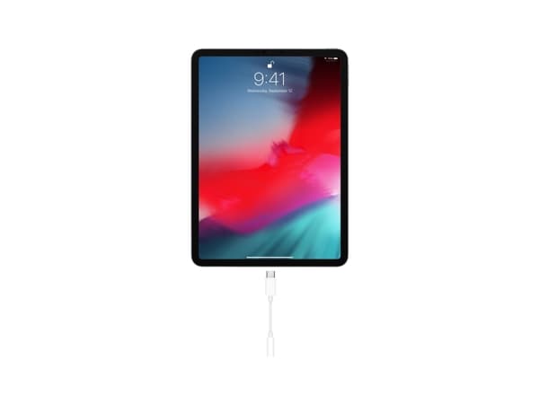 Apple - USB-C til hodetelefons-jakkadapter - 24 pin USB-C hann til mini-phone stereo 3.5 mm hunn