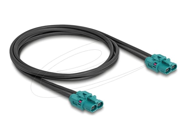 Delock kabel HDMTD Z dobbel stikkontakt til HDMTD Z dobbel stikkontakt 1 m