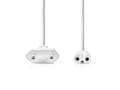 Miniatyrbilde 2 av 3: Nedis CEGL11040WT30, 3 m, Strømplugg type C, IEC 320