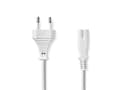 Miniatyrbilde 1 av 3: Nedis CEGL11040WT30, 3 m, Strømplugg type C, IEC 320