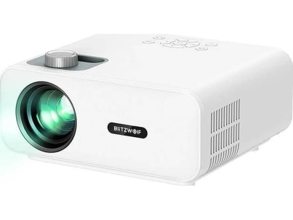 LED-projektori BlitzWolf BW-V5 1080p, HDMI, USB, AV (valkoinen)