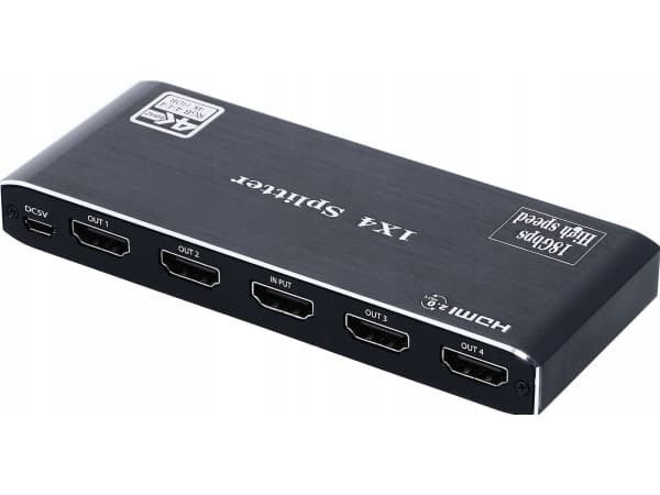 HDMI SPLITTER 2.0 1x4 splitter ULTRA HD UHD 4K HDCP 2.2 HDR10