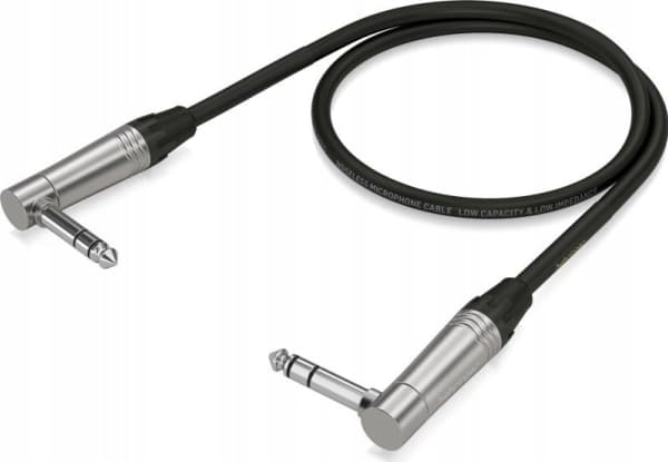 Behringer GIC-60 4SR - Rettvinklet stereojackkabel - Rettvinklet stereojackkabel 0,6 m