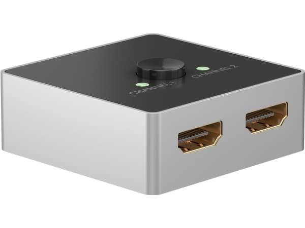 Manuell HDMI 2 til 1-bryter (4K @ 60 Hz), 58486