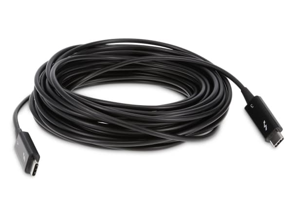 LMP Thunderbolt 3 Kabel, USB-C, 25m,optisch, Hankjønn, Hankjønn, 25 m, Sort, 40 Gbit/s, 1 stykker