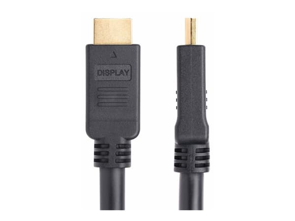 StarTech.com 10m Active HDMI 2.0 Cable, CMP, Plenum Rated, 4K 60Hz - High Speed - HDMI-kabel - HDMI hane till HDMI hane - 10 m - skärmad - svart - 4K