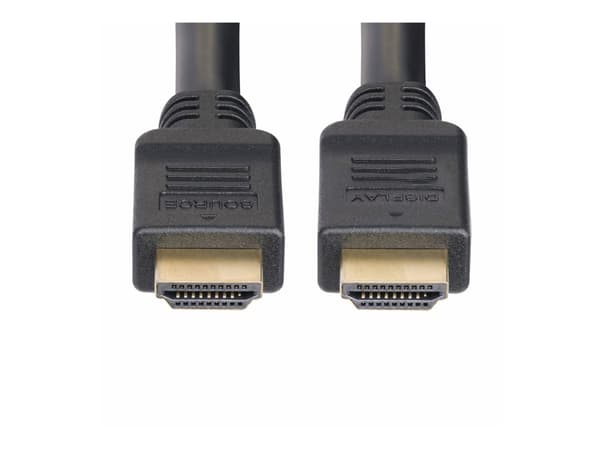 StarTech.com 10m Active HDMI 2.0 Cable, CMP, Plenum Rated, 4K 60Hz - High Speed - HDMI-kabel - HDMI hane till HDMI hane - 10 m - skärmad - svart - 4K