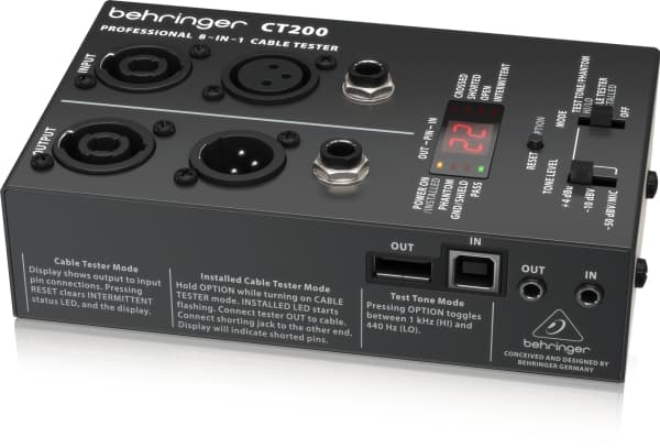 Behringer CT200 kaapelitesteri
