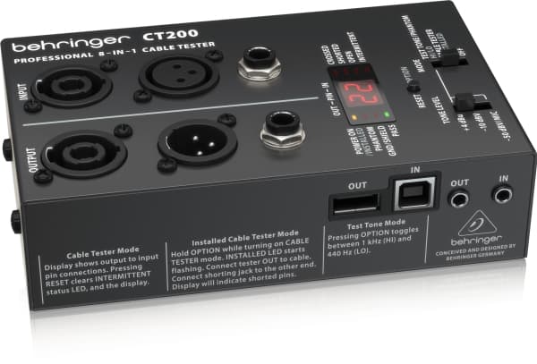 Behringer CT200 kaapelitesteri