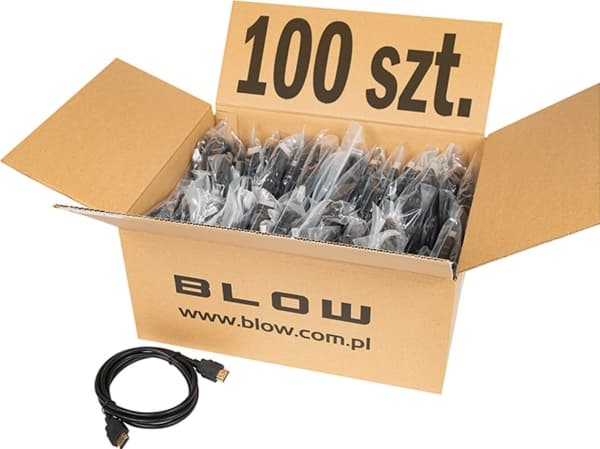Puhalluskaapeli 92-672# hdmi-hdmi 4k liitin 1.5m 100kpl 100kpl