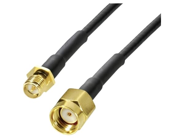 BKL Electronic WLAN-antenner Tilslutningskabel 3 m Sort