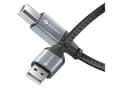 Miniatyrbild 4 av 5: sonero SPC-U010-050, 5 m, USB A, USB B, USB 2.0, 0,48 Gbit/s, Svart, Grå