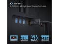 Miniatyrbild 3 av 4: sonero 8K Displayport Kabel 1.4v, 1,8 m, DisplayPort, DisplayPort, Hankoppling, Hankoppling, 7680 x 4320 pixlar
