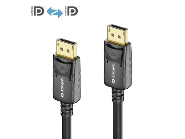 sonero 8K Displayport Kabel 1.4v, 1,8 m, DisplayPort, DisplayPort, Hankoppling, Hankoppling, 7680 x 4320 pixlar