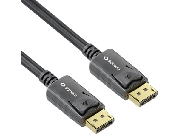 sonero 8K Displayport Kabel 1.4v, 1,8 m, DisplayPort, DisplayPort, Hankoppling, Hankoppling, 7680 x 4320 pixlar