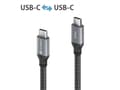 Miniatyrbild 2 av 5: sonero SPC-U320-005, 0,5 m, USB C, USB C, USB 3.2 Gen 1 (3.1 Gen 1), 5 Gbit/s, Svart, Grå
