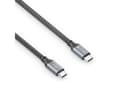 Miniatyrbild 1 av 5: sonero SPC-U320-005, 0,5 m, USB C, USB C, USB 3.2 Gen 1 (3.1 Gen 1), 5 Gbit/s, Svart, Grå