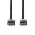 Miniatyrbild 3 av 4: Nedis High Speed ​​HDMI ™ kabel med Ethernet | HDMI™ Kontakt | HDMI™ Kontakt | 4K@60Hz | ARC | 18 Gbps | 5.00 m | Rund | PVC | Svart | Label