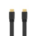 Miniatyrbild 1 av 4: Nedis High Speed ​​HDMI ™ kabel med Ethernet | HDMI™ Kontakt | HDMI™ Kontakt | 4K@30Hz | 10.2 Gbps | 1.50 m | Platt | PVC | Svart | Label