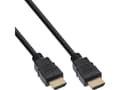 Pikkukuva 1 / 3: InLine HDMI cable, HDMI High Speed with Ethernet, male / male, black, 10m, 10 m, HDMI Type A (Standard), HDMI Type A (Standard), 3D, 18 Gbit/s, Black