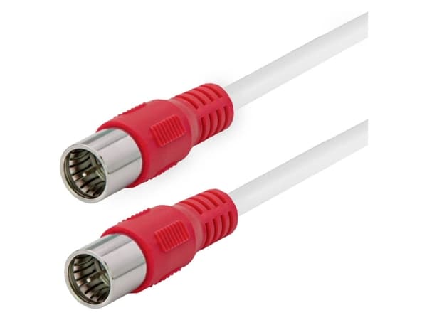 Maxtrack Antenner, SAT Tilslutningskabel [1x F-stik - 1x F-stik] 1.50 m Hvid