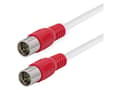 Pikkukuva 1 / 2: Maxtrack Antennas, SAT liitäntäkaapeli [1x F-liitin - 1x F-liitin] 3 m Valkoinen