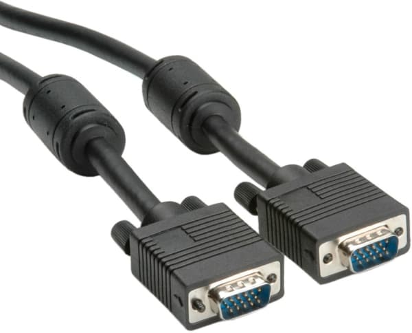 Secomp S3627, 6 m, VGA (D-Sub), VGA (D-Sub), Hankjønn, Hankjønn, Svart