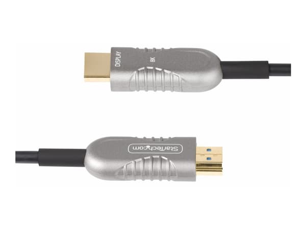 StarTech.com 8K-A-100F-HDMI-KAAPELI, 30,4 m, HDMI-tyyppi A (vakio), HDMI-tyyppi A (vakio), 48 Gbit/s, äänen paluukanava (ARC), musta, hopea