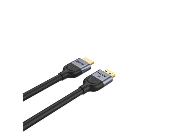 Unitek - HDMI-kabel - HDMI hann til HDMI hann - 1.5 m - svart, romgrå - 8K 60Hz støtte
