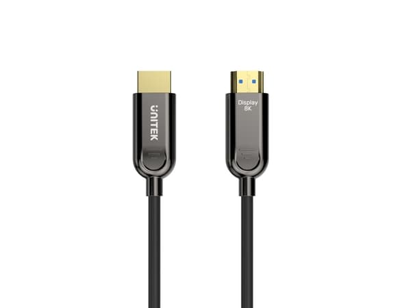 Unitek HDMI 2.1 AOC Optisk Kabel 8K 120Hz 70m