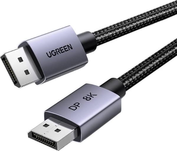 Kabel Ugreen Kabel UGREEN DP120 DisplayPort 1.4 8K60Hz 32,4Gbps 1m czarny