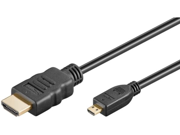 Goobay-kabel Ultra High Speed HDMI™-kabel for Micro-HDMI™ 8K @ 60 Hz - Kabellengde 3 m