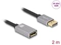 Miniatyrbild 3 av 5: Delock - DisplayPort-förlängningskabel - DisplayPort (hane) till DisplayPort (hona) - DisplayPort 1.4 - 2 m - 8K UHD-stöd (7680 x 4320), upp till 32,