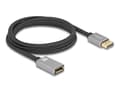 Miniatyrbild 2 av 5: Delock - DisplayPort-förlängningskabel - DisplayPort (hane) till DisplayPort (hona) - DisplayPort 1.4 - 2 m - 8K UHD-stöd (7680 x 4320), upp till 32,