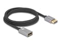 Miniatyrbild 1 av 5: Delock - DisplayPort-förlängningskabel - DisplayPort (hane) till DisplayPort (hona) - DisplayPort 1.4 - 2 m - 8K UHD-stöd (7680 x 4320), upp till 32,