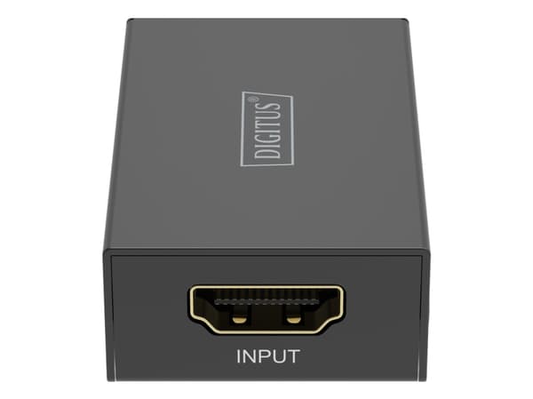 Digitus HDMI Repeater, 8K/60Hz, 7680 x 4320 pixels, AV repeater, 13 m, Wired, Black